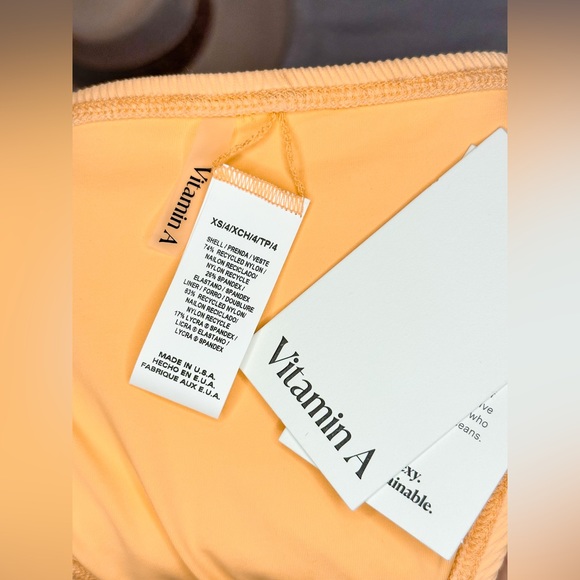 NWT Vitamin A Elle Bikini Bottom in Spritz Ecotex 🌻 - Picture 4 of 5